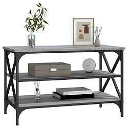 Acheter Maison Chic Meuble TV scandinave gris - Banc TV pour salon Sonoma 80x40x50 cm Bois d'ingénierie -MN70034