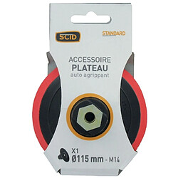 Support auto-agrippant - Accessoire plateau - 115 mm - SCID