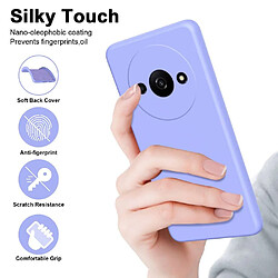 Avis Htdmobiles Coque pour Xiaomi Redmi A3 / Poco C61 4G - housse etui silicone gel fine + verre trempe - MAUVE