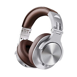 Chrono Casque Bluetooth sur l'oreille, casque pliable sans fil et filaire avec microphone, casque pour TV/PC/téléphone (blanc)