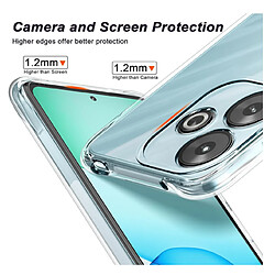 Avis Htdmobiles Coque pour Xiaomi Redmi 13 4G / Poco M6 4G - housse etui silicone gel fine + film ecran - TRANSPARENT TPU