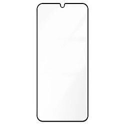 Avizar Verre Trempé pour Samsung Galaxy A15 Adhésion Totale Noir Transparent