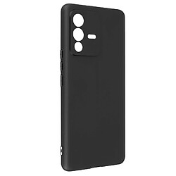 Avizar Coque Vivo V23 Pro Résistante Silicone Gel Souple Flexible Noir