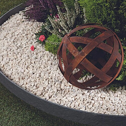 Acheter Jardinex Boule déco jardin ... 50 cm - Rouille