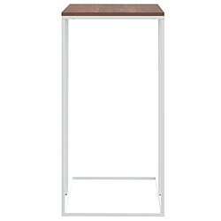 Acheter Maison Chic Table d'appoint | Table Basse Blanc 40x30x59 cm Bois d'ingénierie -GKD56510