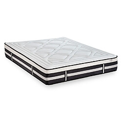 Avis MAISON AUBERTIN Matelas Mémoire 28cm + Sommier Noir 140x190