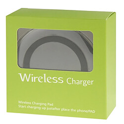 Wewoo Chargeur sans fil noir pour iPhone 8/8 Plus / X & Samsung / Nokia / HTC et autres téléphones mobiles A1 Qi Standard Pad de charge sans pas cher