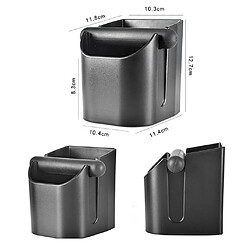 Café Knock Box Grind Container Espresso Bin Anti Slip Knock Bar Style02