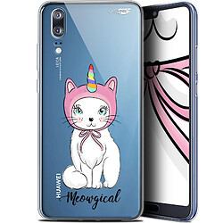 Caseink Coque arrière Huawei P20 (5.8 ) Gel HD [ Nouvelle Collection - Souple - Antichoc - Imprimé en France] Ce Chat Est MEOUgical