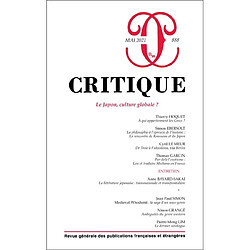 Critique, n° 888. Le Japon, culture globale ?