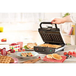 Senya Gaufrier, Appareil à Croques et Gaufres 2en1 silver Duo Waffles