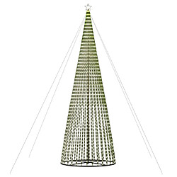 Acheter vidaXL Arbre de Noël lumineux conique 1544 LED blanc froid 500 cm