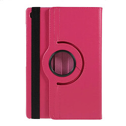 Etui en PU texture itchi avec support rotatif à 360 ° rose pour votre Samsung Galaxy Tab S5e SM-T720