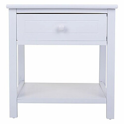 Acheter Table de Nuit Alexandra House Living Blanc 29 x 42 x 40 cm