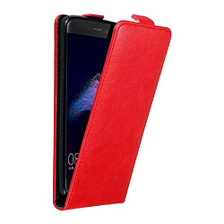 Cadorabo Coque Huawei P8 LITE 2017 / P9 LITE 2017 Etui en Rouge