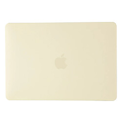 Wewoo Housse Coque Mac Étui de protection en plastique pour ordinateur portable de style crème MacBook Pro de 13,3 pouces 2019 Jaune