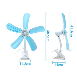 Universal Ventilateur électrique multifonction 7/8 W 3 pouces 14/5 feuilles mural silencieux clips ventilateur support pliable ventilateur pas cher