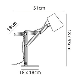 Luminaire Center Lampe de Table Looker 1 Ampoule E27, blanc mat/hêtre