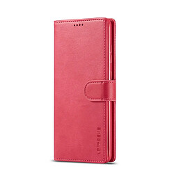 Etui en PU avec support rose pour votre Samsung Galaxy S20 Plus