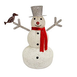 Monstershop Bonhomme de Neige Lumineux LED Blanc Froid