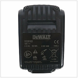 Pack d'accus DCB 183 18 V 2 Ah DEWALT