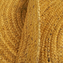 Avis BigBuy Home Tapis Jaune Jute 120 x 120 cm