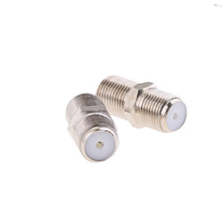 10X RG6 RG59 F Type Coupleur Cuivre Couple Femelle à Femelle Coaxial