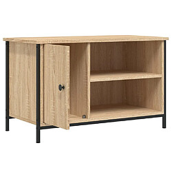 Maison Chic Meuble TV scandinave - Banc TV pour salon Chêne sonoma 80x40x50 cm Bois d'ingénierie -MN58942 pas cher