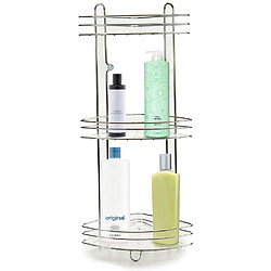 Avis ETAGERE D'ANGLE POUR DOUCHE ETAGERE MURALE SALLE DE BAIN 3 PANIERS DE DOUCHE ETAGERE DE SUPPORT DE RANGEMENT DE SALLE DE BAINS DE SUPPORT DE DOUCHE SUSPENDU EN CHROME DE 3 NIVEAUX 26,5 x 20,5 x 59,5CM+Berilo