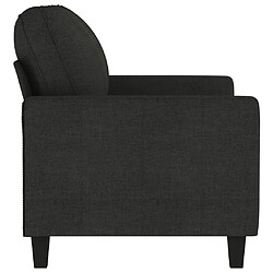 Acheter Maison Chic Canapé à 2 places,Sofa de Salon,Canapé droit Noir 120 cm Tissu -GKD203561