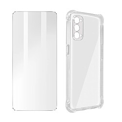 Avizar Pack Protection Oppo Reno 5 5G et Find X3 Lite Coque et Verre Trempé transparent