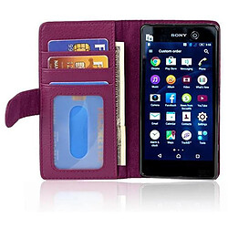 Acheter Cadorabo Coque Sony Xperia M5 Etui en Violet