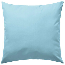 Avis Decoshop26 Lot de 2 coussins oreiller pour extérieur décoration jardin 45 x 45 cm bleu clair DEC020098