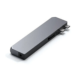 Avis Satechi Hub Double USB pour MacBook en Aluminium Pro Hub Max HDMI 4K Gris anthracite