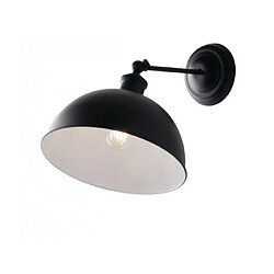 Fan Europe Lampe avec abat jour Charleston Noir blanc 23 Cm