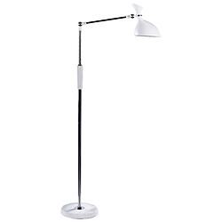 Beliani Lampadaire blanc à LED ANDROMEDA