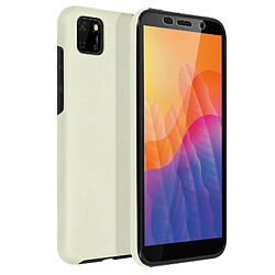 Avizar Coque Huawei Y5p Protection Arrière Rigide + Avant Souple Or