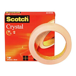 3M Ruban adhésif Crystal transparent 19 mm x 66m