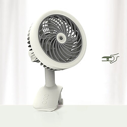 Universal Ventilateur USB portable à ciseaux à 360 ° avec humidificateur Purificateur d'air rechargeable 1200 mAh Mini ventilateur de bureau 3 vitesses refroidissement super silencieux | Gadget USB