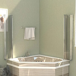 Acheter vidaXL Enclos de bain 120x140 cm Verre trempé Transparent