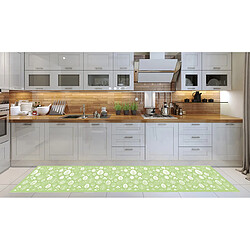 Alter Chemin de cuisine, 100% Made in Italy, Tapis antitache avec impression numérique, Tapis antidérapant et lavable, Modèle Blondie, 280x52 cm