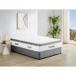 Vente-Unique Matelas 140 x 190 cm ressorts ensachés et surmatelas intégré ép.34cm - COSMOPOLITAIN II de YSMÉE