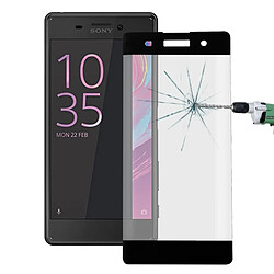 Wewoo Verre trempé noir pour Sony Xperia XA 0.26mm 9 H Dureté de Surface 3D Antidéflagrant Colorisé Sérigraphié Plein écran Film