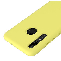 Avis Wewoo Coque Étui de protection en silicone liquide solide Dropproof pour Huawei Enjoy 9s jaune