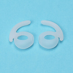 Wewoo Oreillettes en silicone sans fil Bluetooth pour Apple AirPods 1/2 Transparent