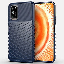 Wewoo Coque Pour Huawei Honor V30 Pro Thunderbolt Étui souple en TPU antichoc bleu