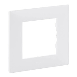 Ledkia Plaque de Finition 1 Module LEGRAND Niloé Step 864_71 Blanc