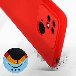 Avis Avizar Coque Xiaomi Redmi 10C Semi-rigide Soft-touch Fine rouge