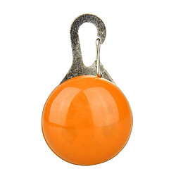 animal de compagnie chien chat sécurité clip clip boucle nuit lumière décor ampoule collier orange