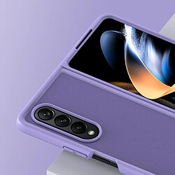 Coque en TPU antichoc, translucide pour votre Samsung Galaxy Z Fold4 5G - violet